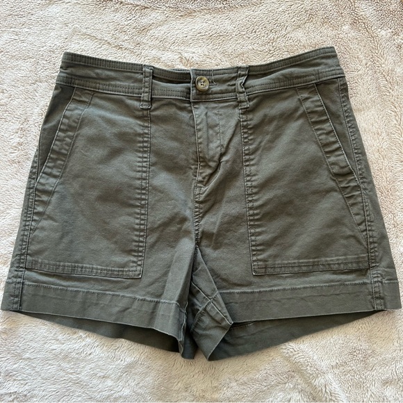 A New Day Target High Rise Green Shorts Size 6 - Picture 3 of 9